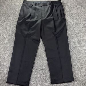 Brooks Brothers Pants Men 40x27 Pleated Wool Designer Premium 1818 Madison READ!